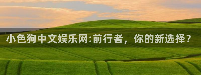 长征平台链接：小色狗中文娱乐网:前行者，你的新选择？