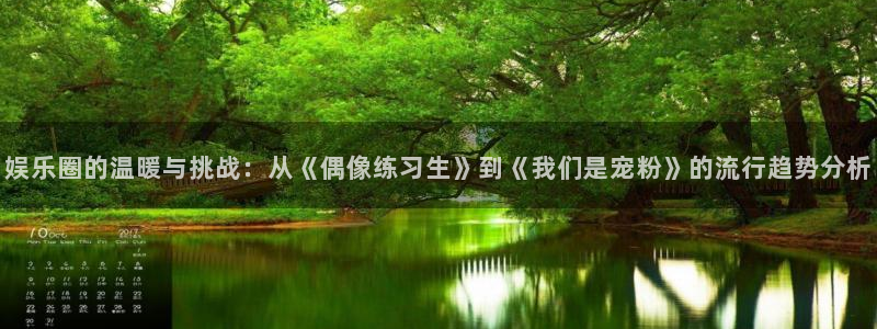 长征平台官网地址：娱乐圈的温暖与挑战：从《偶像练习生》到《我们是宠粉》的流行趋势分析